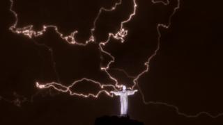 Lightning strikes