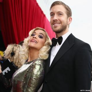 Rita Ora and Calvin Harris