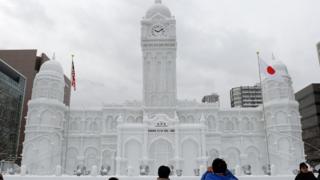 Sculpture of a Malaysian building