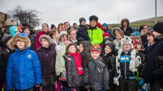 Davina McCall at school