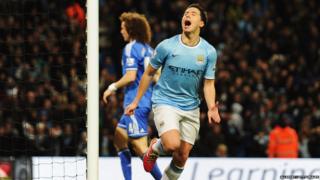Samir Nasri celebrates
