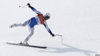 Massimiliano Valcareggi loses ski