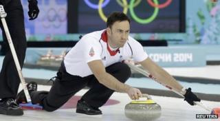 Martin is crackers for curling