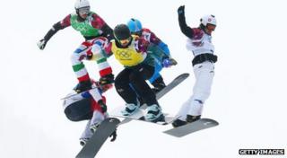Snowboard cross