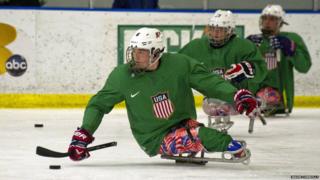US sled hockey team