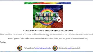 The Newsround website