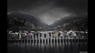 Rain in an ancient town by Chen Li , China, Winner, Open Travel, 2014 Sony World Photography Awards