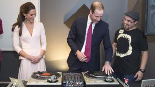 By the time the tour reached Adelaide, it was time to have a try at being a DJ in a community music centre. The royal tour will finish in the Australian capital, Canberra, on 25 April.