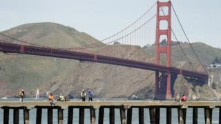 The Golden Gate Bridge, San Francisco.