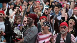 People dressed as Pirates