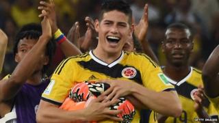 James Rodriguez of Colombia