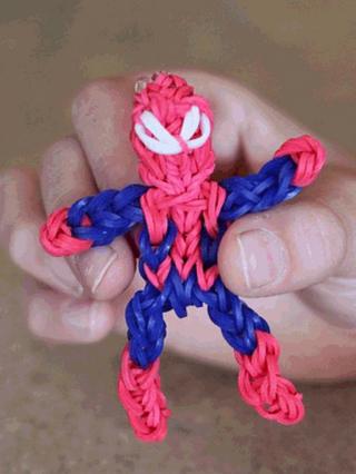 Spiderman loom band model