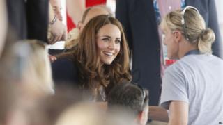 Duchess of Cambridge at National Hockey Centre