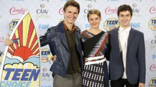 Ansel Elgort, Shailene Woodley and Nat Wolff