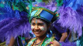 Girl at Notting Hill Carnival