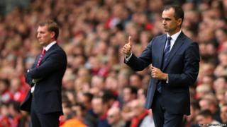 Brendan Rodgers and Roberto Martinez