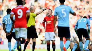 Rooney sent off