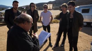 One Direction video shoot
