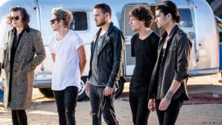 One Direction video shoot