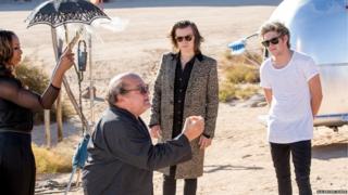 One Direction video shoot