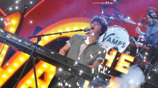 The Vamps performing at Radio 1 Teen Awards