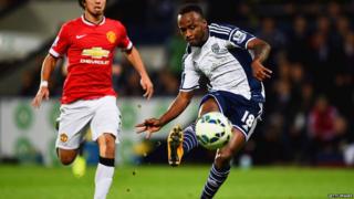 Saido Berahino of West Bromwich Albion