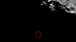 Philae heading for the comet