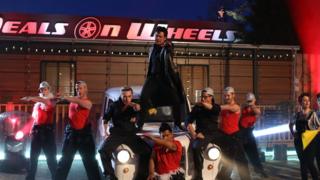 EastEnders cast perform Grease songs