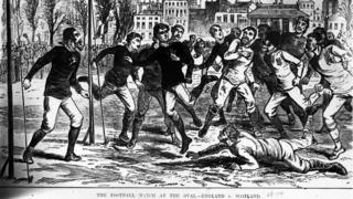 England v Scotland 1878