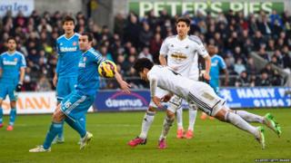 Ki Sung-Yueng scores for Swansea