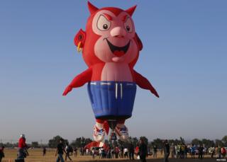 Devil hot air balloon