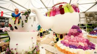 Exhibition at the Chelsea Flower Show