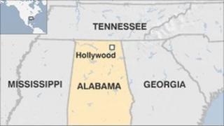 Map of Alabama
