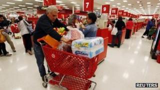US supermarket shoppers