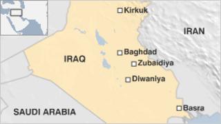 Map of Iraq
