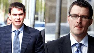 Sean Quinn jnr and Peter Darragh Quinn