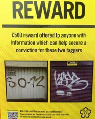 The reward poster