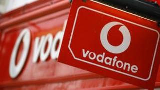 Vodafone shop front