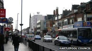 York Road in Hartlepool