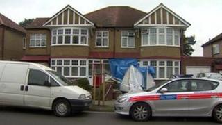 House where woman and children died