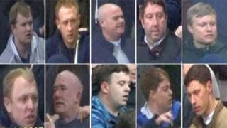 10 football fans suspected of being involved in