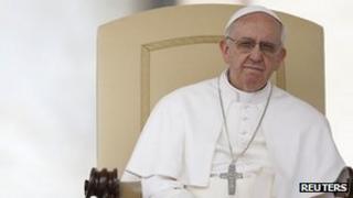 Pope Francis in St Peter's Square, 1 May 2013