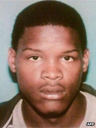 A police handout photo of Akein Scott