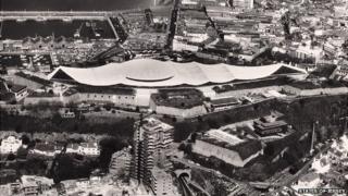 Fort Regent domed roof in the 1970s