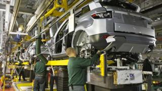 Evoque on the production line