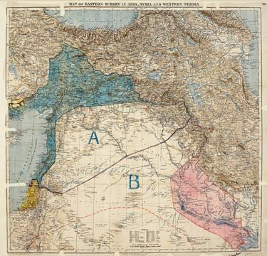 Sykes Picot map