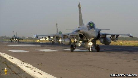French fighter jets