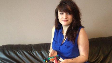 Tayler Hacket is a type 1 diabetic.