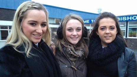 Holly Bowen, Helena Blundell and Amy Atherton