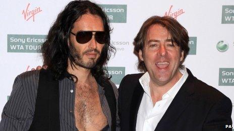 Russell Brand and Jonathan Ross